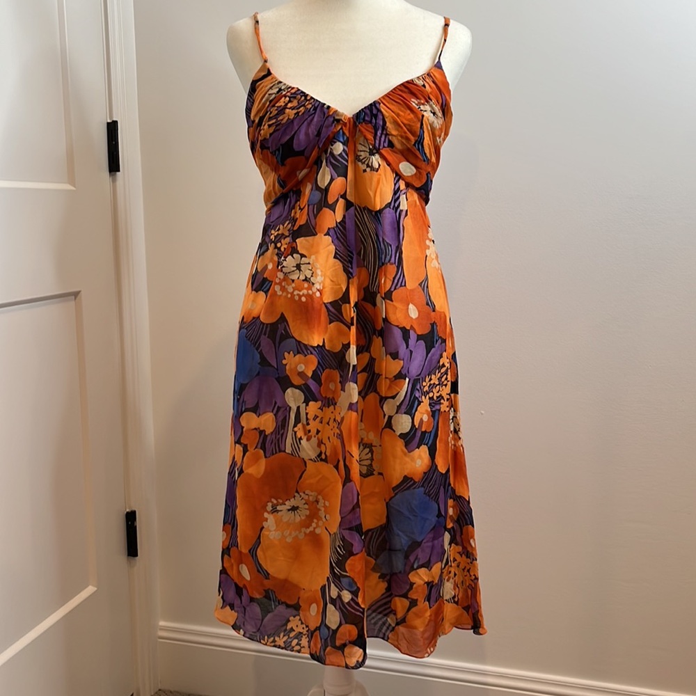 Rebecca Taylor Floral Tie Dress